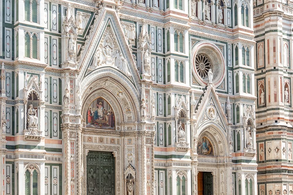 Florence Duomo Facade Detail II art print by Richard Silver for $57.95 CAD