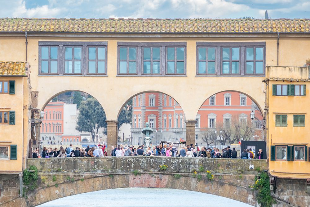 Ponte Vecchio Vasari Corridor art print by Richard Silver for $57.95 CAD
