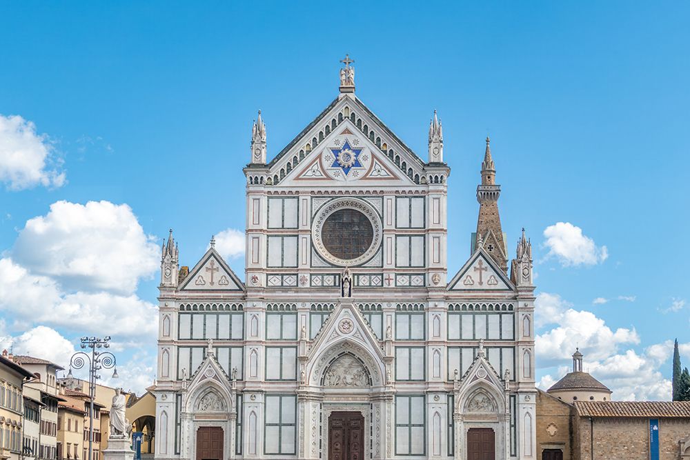 Basilica di Santa Croce Facade art print by Richard Silver for $57.95 CAD