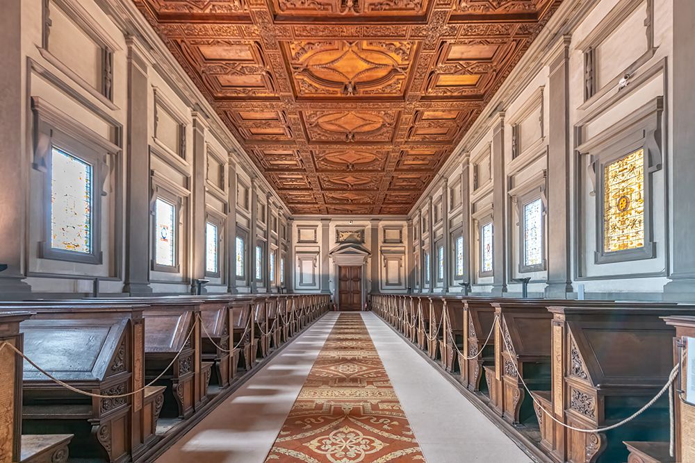 Laurentian Library Reading Room art print by Richard Silver for $57.95 CAD