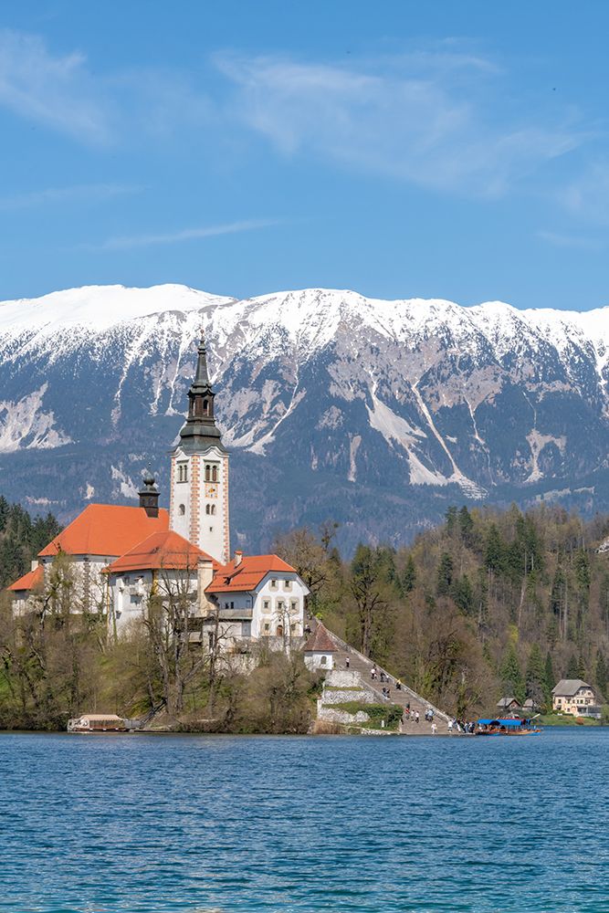 Bled Island Church Close View art print by Richard Silver for $57.95 CAD