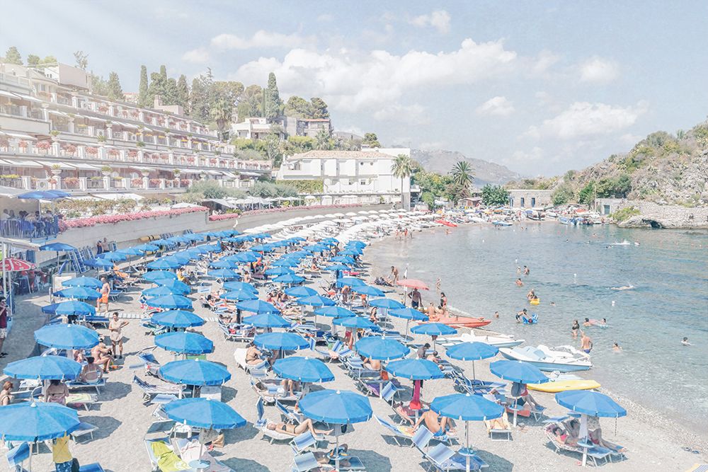 Mazzaro Beach Near Taormina art print by Richard Silver for $57.95 CAD