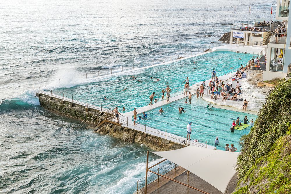 Bondi Icebergs Pool Sydney art print by Richard Silver for $57.95 CAD