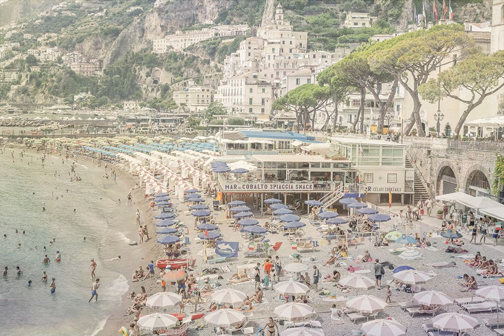 Amalfi Coast Cliffside Beach II art print by Richard Silver for $57.95 CAD