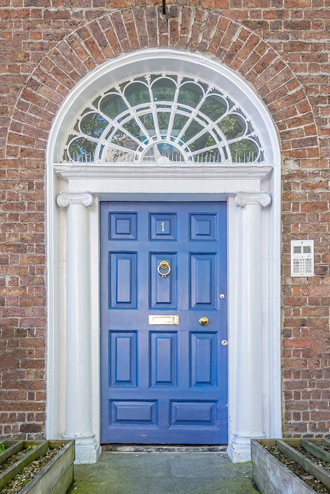 Blue Georgian Door Ornate Fanlight art print by Richard Silver for $57.95 CAD
