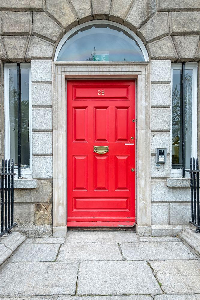 Red Georgian Door Granite Surround art print by Richard Silver for $57.95 CAD