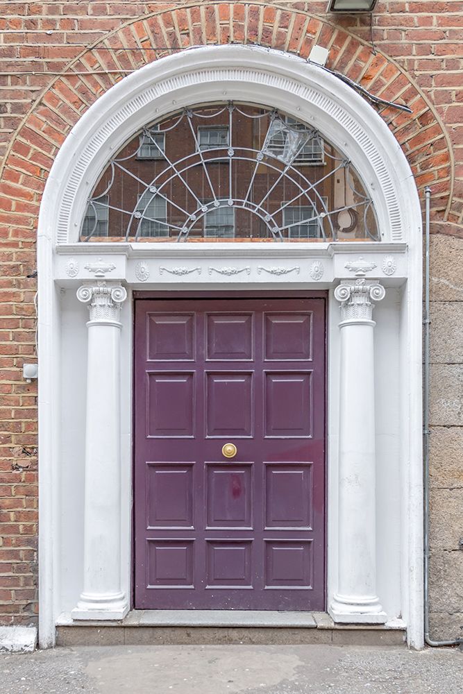 Plum Georgian Door Ornate Fanlight art print by Richard Silver for $57.95 CAD