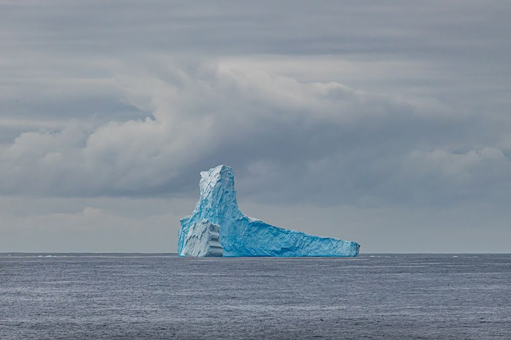 Tall Blue Peaked Iceberg art print by Richard Silver for $57.95 CAD