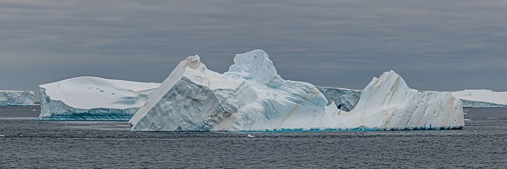 Panoramic Multi Peaked Iceberg art print by Richard Silver for $57.95 CAD