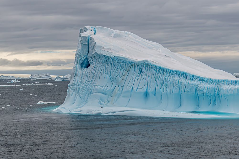 Wedge Iceberg with Cave Hollow art print by Richard Silver for $57.95 CAD