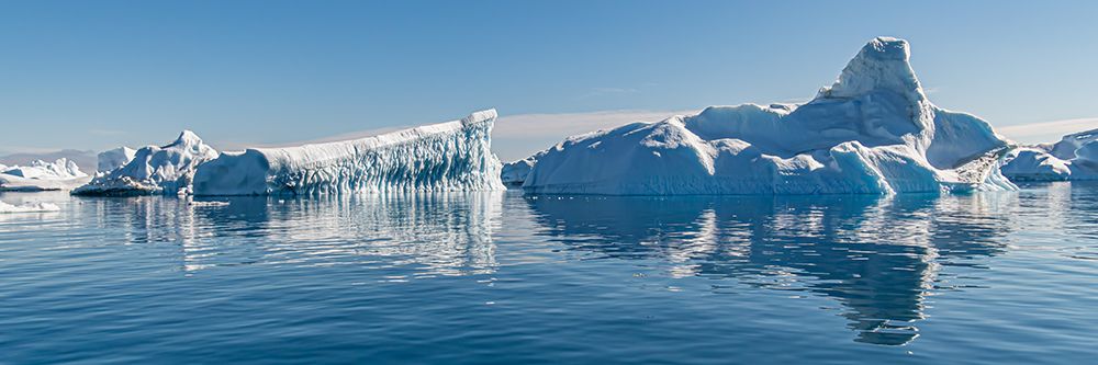 Panoramic Iceberg Field Reflections art print by Richard Silver for $57.95 CAD