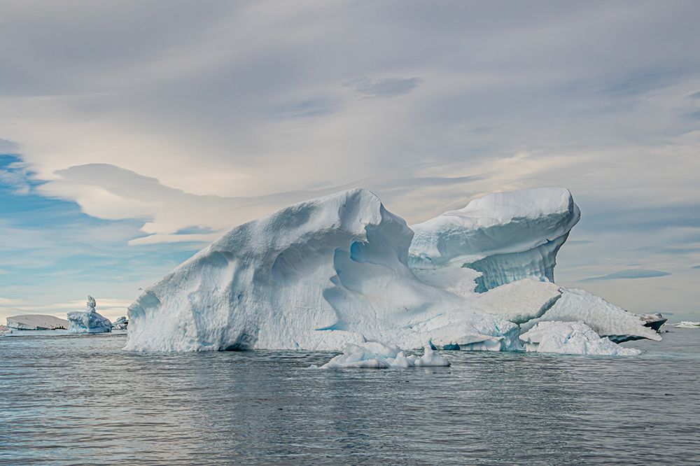 Wave Shaped Sculpted Iceberg art print by Richard Silver for $57.95 CAD