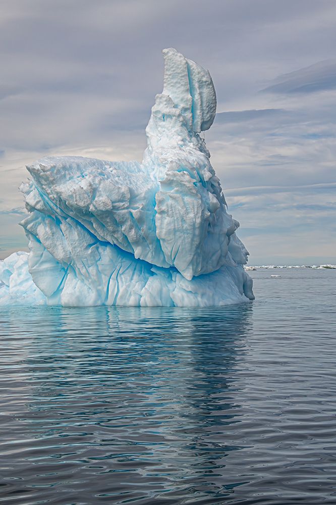 Curved Sculptural Iceberg art print by Richard Silver for $57.95 CAD