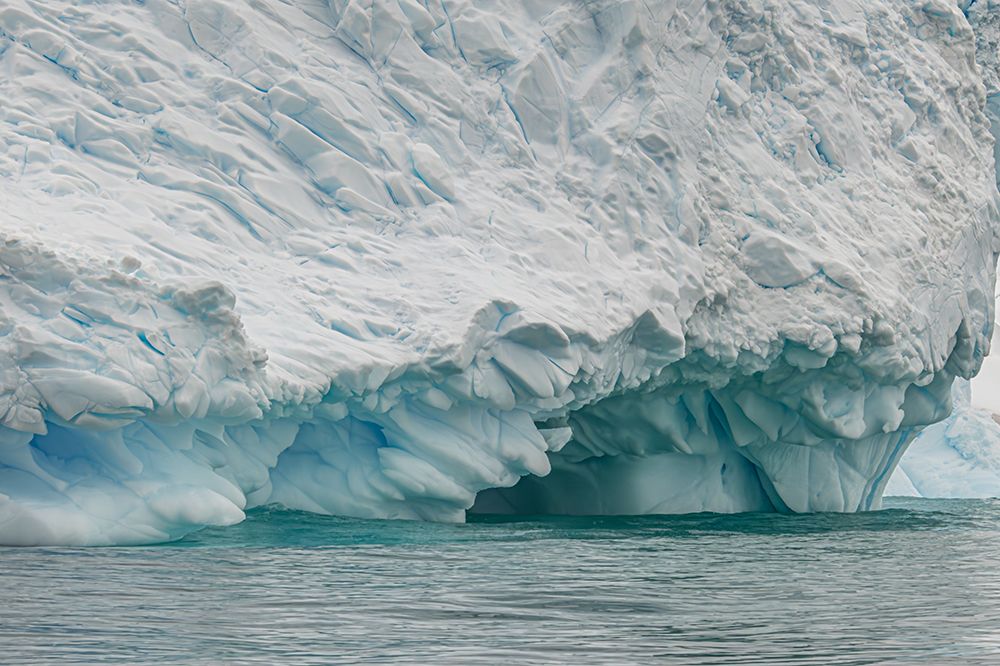 Iceberg Base Blue Undercut art print by Richard Silver for $57.95 CAD