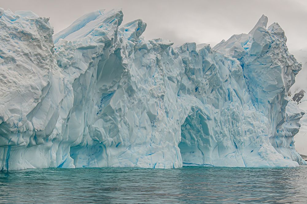 Jagged Castle Like Iceberg Wall art print by Richard Silver for $57.95 CAD
