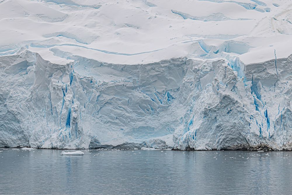 Glacier Cliff Wall Blue Crevasses art print by Richard Silver for $57.95 CAD