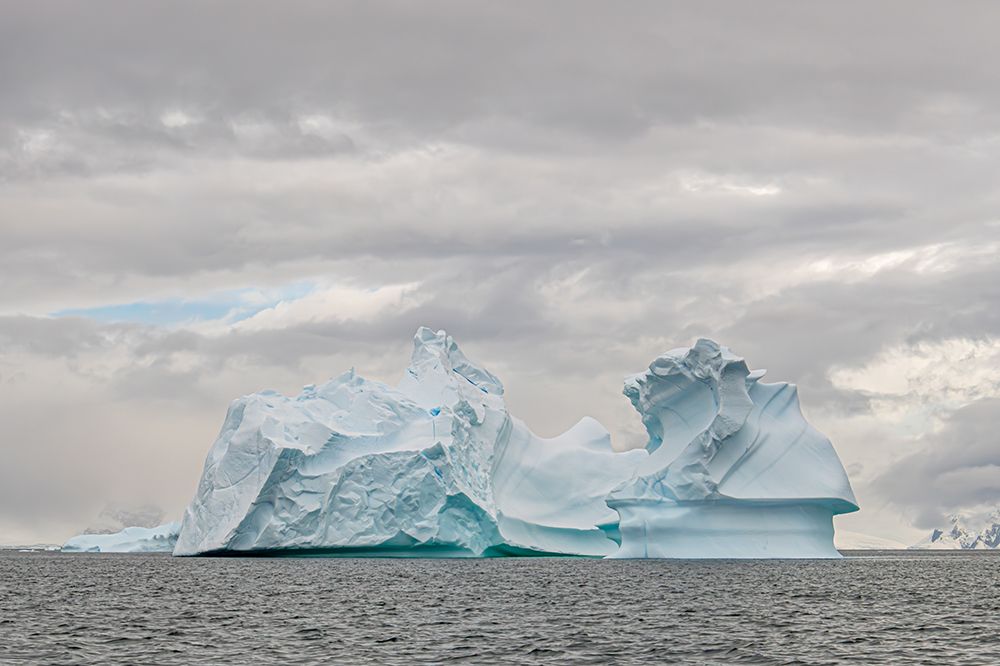 Twin Peaked Jagged Iceberg art print by Richard Silver for $57.95 CAD