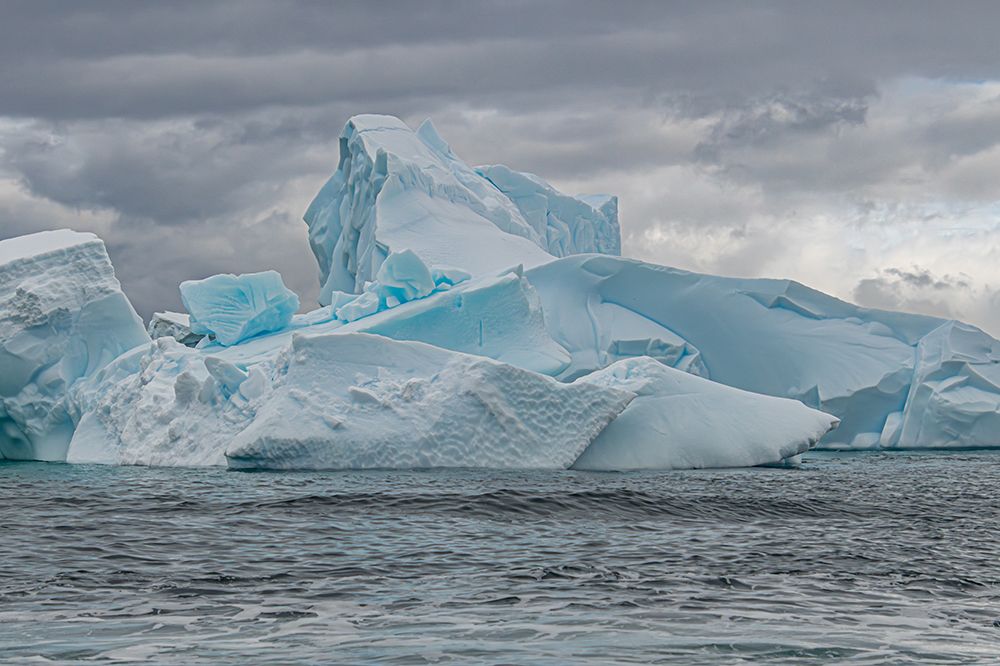 Choppy Water Blocky Iceberg art print by Richard Silver for $57.95 CAD