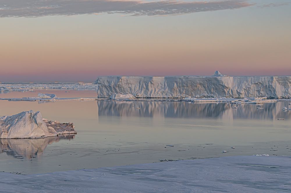 Golden Hour Iceberg Wall II art print by Richard Silver for $57.95 CAD