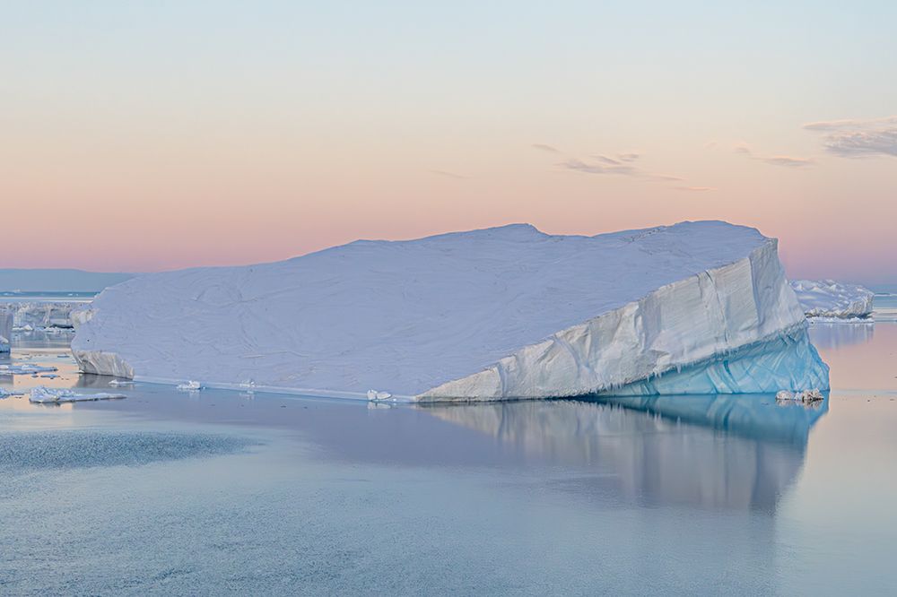 Wedge Iceberg Pastel Dusk art print by Richard Silver for $57.95 CAD