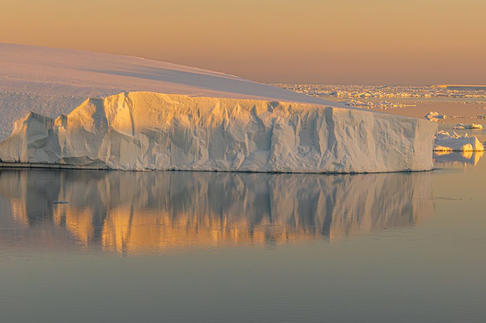 Warm Lit Tabular Iceberg art print by Richard Silver for $57.95 CAD