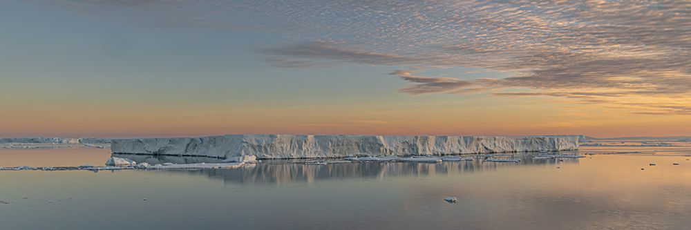 Panoramic Iceberg Field at Dusk art print by Richard Silver for $57.95 CAD