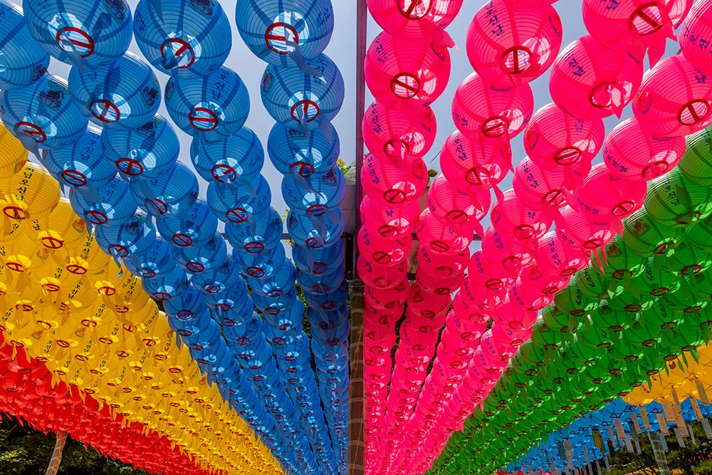 Rainbow Lantern Fan Full View art print by Richard Silver for $57.95 CAD