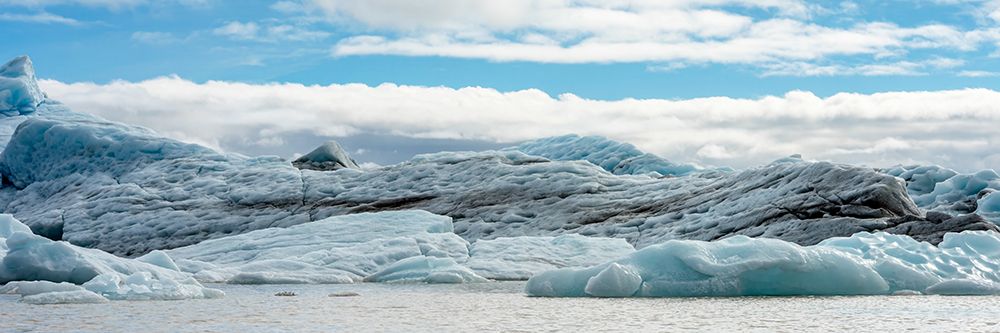 Jokulsarlon Lagoon Panoramic art print by Richard Silver for $57.95 CAD