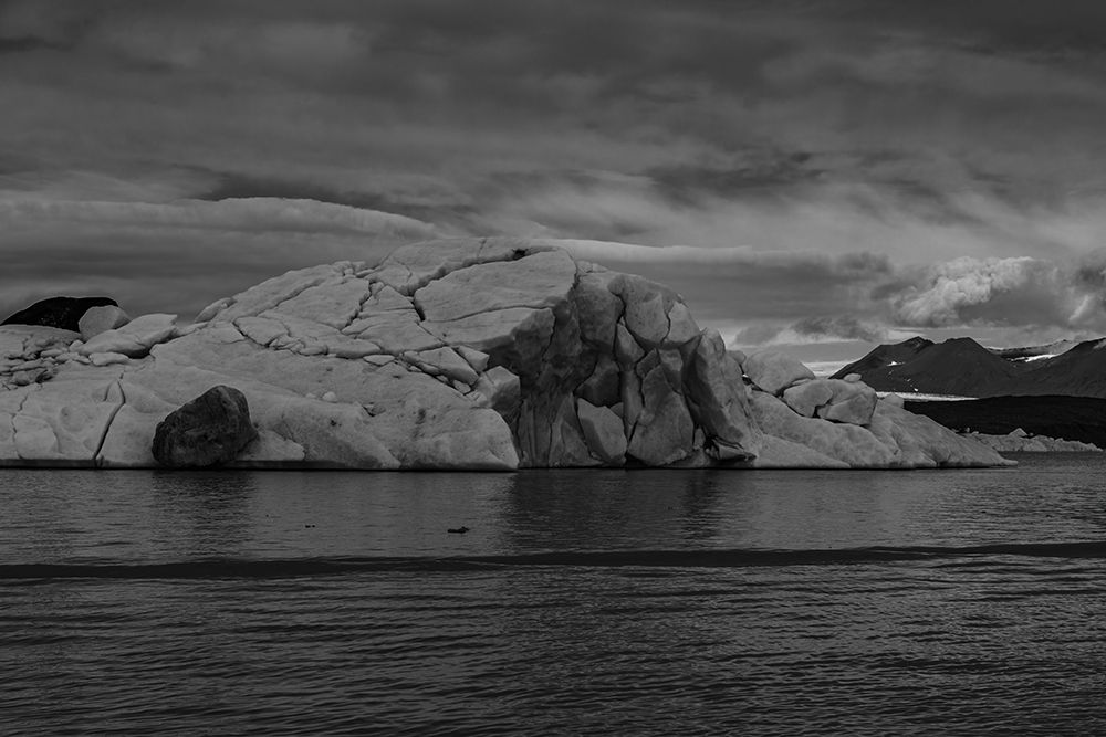 Jokulsarlon Lagoon Cracked Iceberg art print by Richard Silver for $57.95 CAD