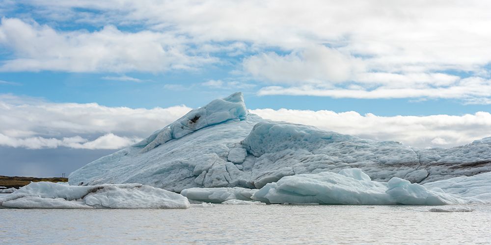 Jokulsarlon Lagoon Single Peaked Iceberg art print by Richard Silver for $57.95 CAD