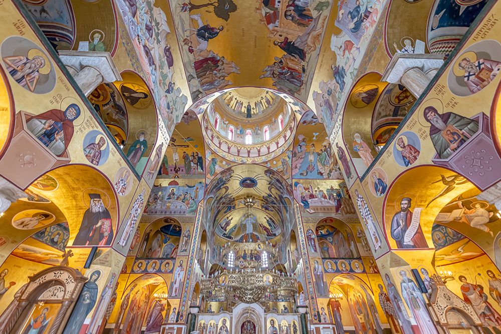 Podgorica Cathedral Frescoed Interior I art print by Richard Silver for $57.95 CAD