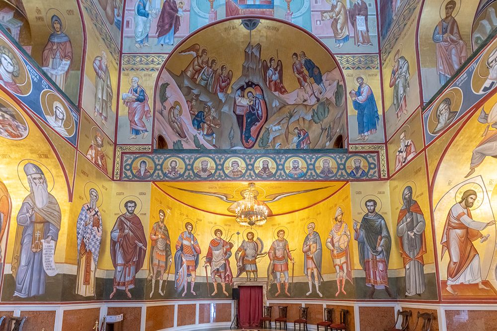 Podgorica Cathedral Iconostasis art print by Richard Silver for $57.95 CAD
