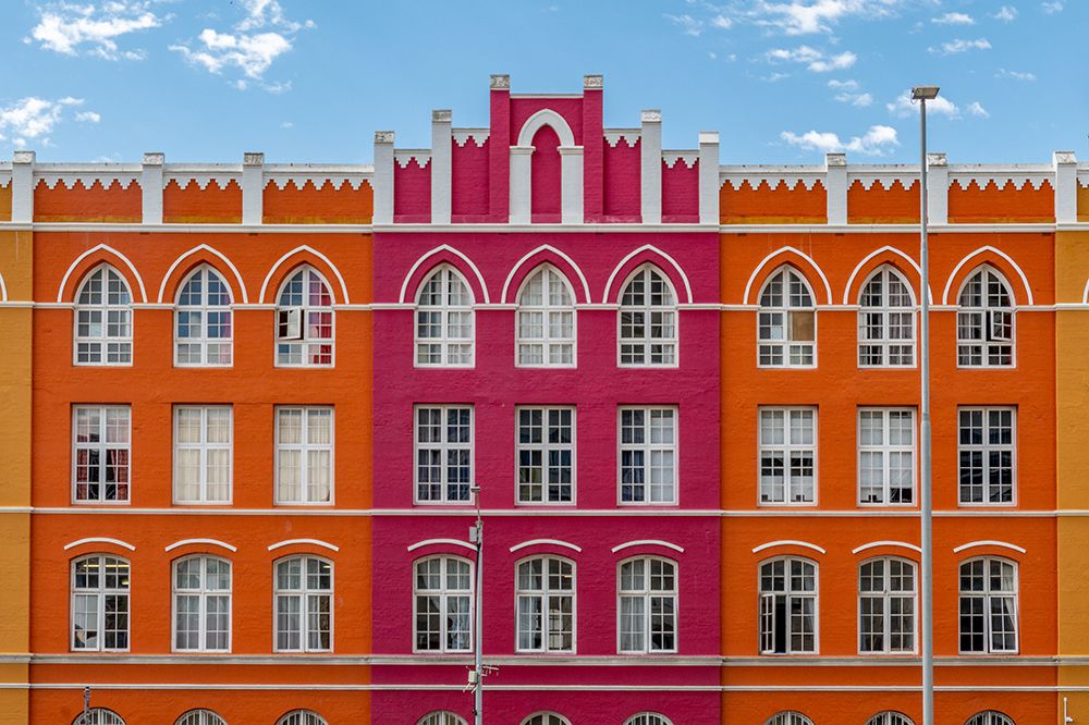 Colorful Castellated Building Cape Town art print by Richard Silver for $57.95 CAD