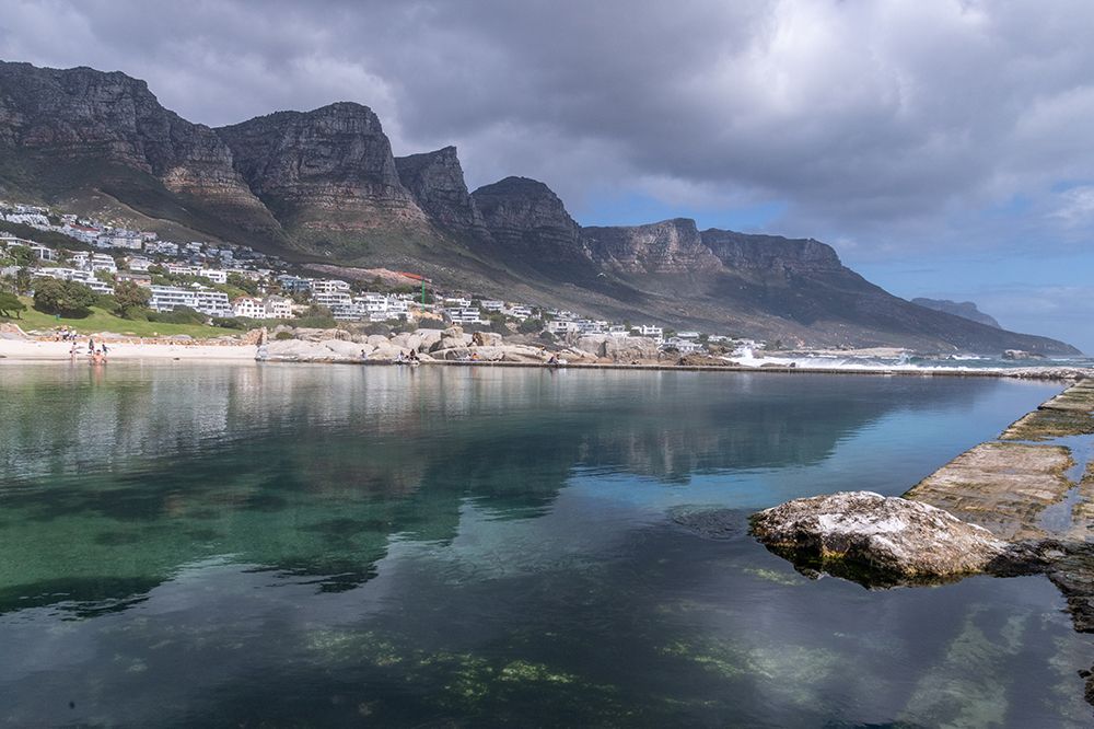 Camps Bay Cape Town Dramatic Sky Reflection art print by Richard Silver for $57.95 CAD