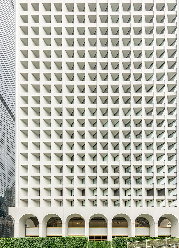 Hong Kong Symmetrical High Rise Facade art print by Richard Silver for $57.95 CAD