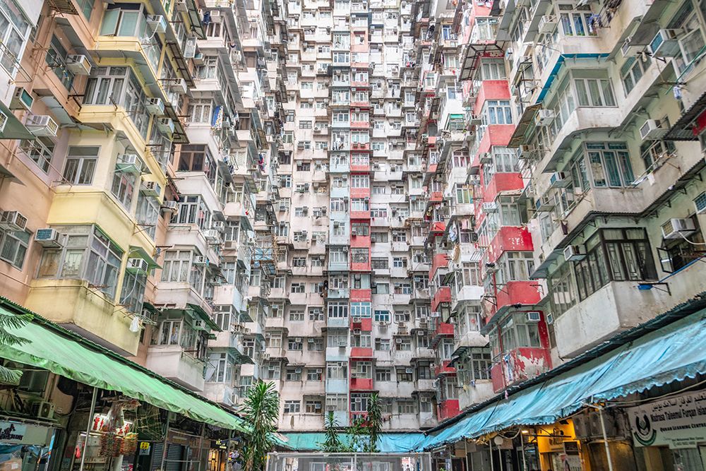 Monster Building Quarry Bay Hong Kong I art print by Richard Silver for $57.95 CAD