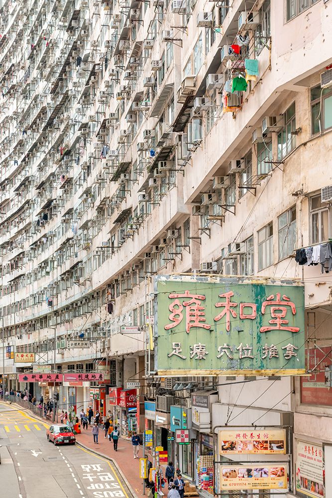 Hong Kong Street with Chinese Signage art print by Richard Silver for $57.95 CAD