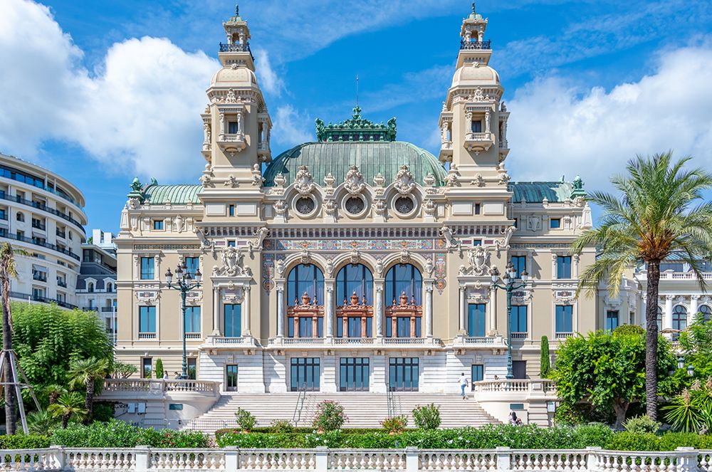 Monte Carlo Casino Monaco French Riviera I art print by Richard Silver for $57.95 CAD