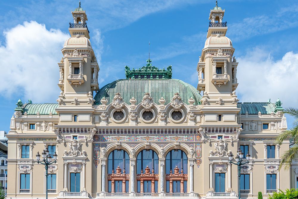 Monte Carlo Casino Monaco Full Facade art print by Richard Silver for $57.95 CAD