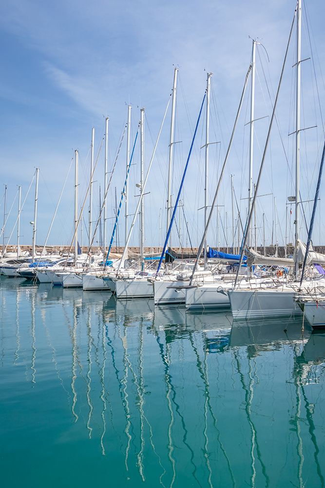 French Riviera Marina Vertical View II art print by Richard Silver for $57.95 CAD