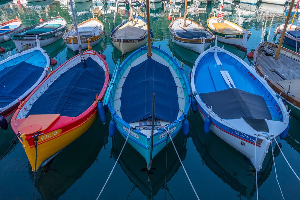 Port Lympia Nice Boats From Above art print by Richard Silver for $57.95 CAD