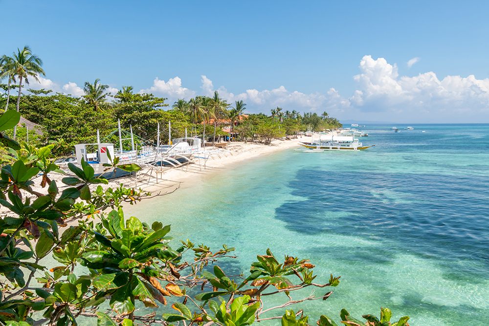Tropical Beach Resort with Turquoise Water, Philippines, Southeast Asia art print by Richard Silver for $57.95 CAD