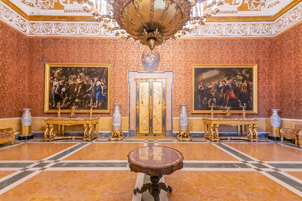 Royal Palace Reception Room, Naples, Italy art print by Richard Silver for $57.95 CAD