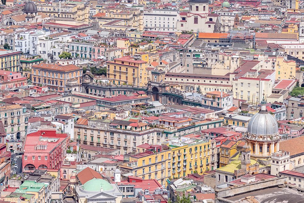 Aerial View of Naples Rooftops, Italy art print by Richard Silver for $57.95 CAD