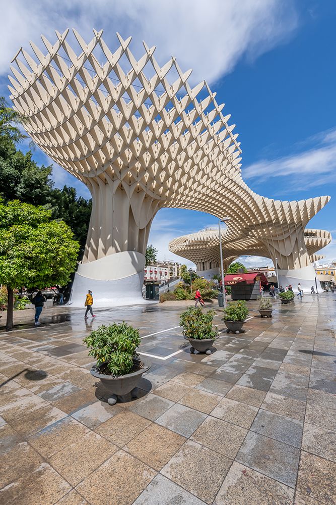 Metropol Parasol Wooden Structure, Seville, Spain art print by Richard Silver for $57.95 CAD
