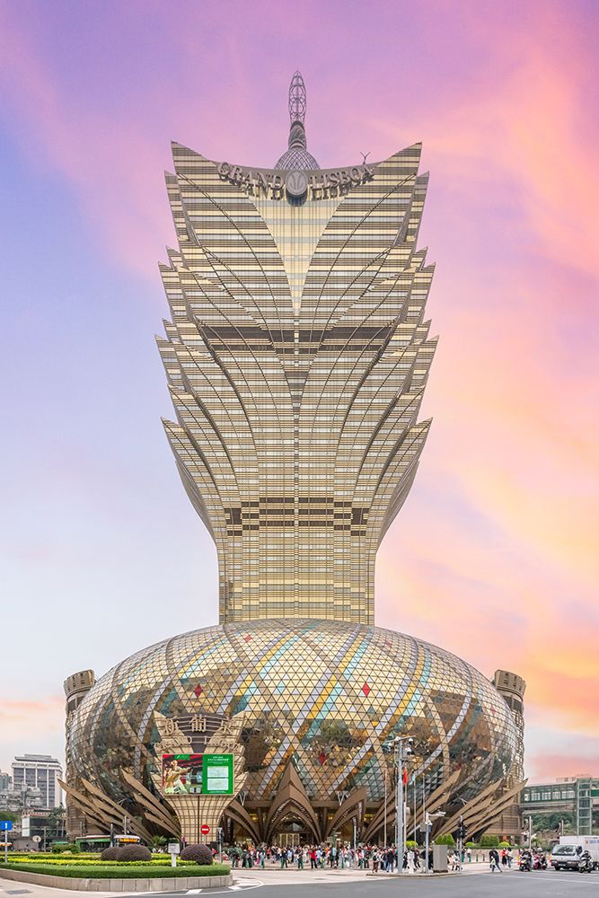 Colosseum-Style Facade at The Londoner Macao, Macau art print by Richard Silver for $57.95 CAD