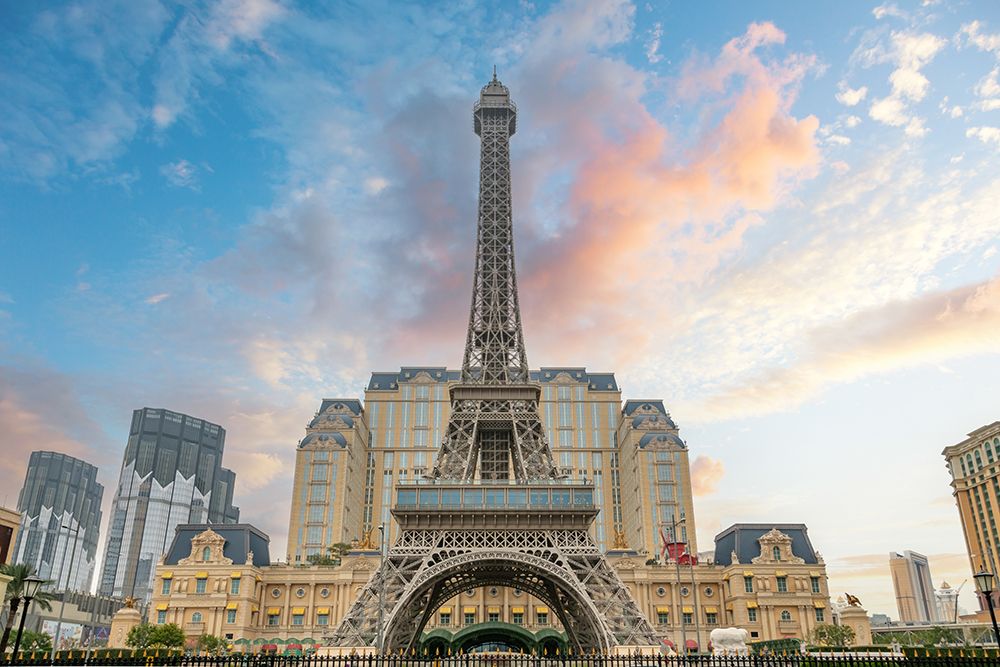 Eiffel Tower Replica at The Parisian Macao, Macau art print by Richard Silver for $57.95 CAD