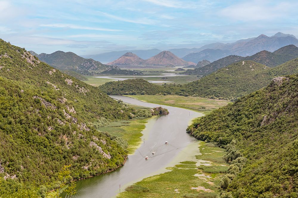 Rijeka Crnojevica River Bend, Lake Skadar, Montenegro art print by Richard Silver for $57.95 CAD