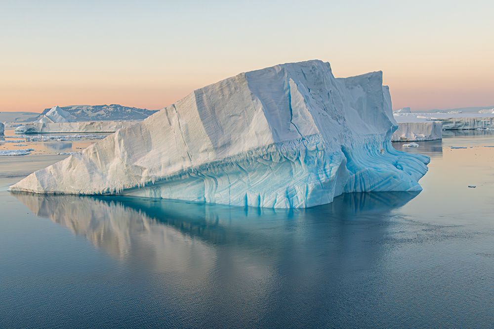 Iceberg at Dusk, Greenland art print by Richard Silver for $57.95 CAD