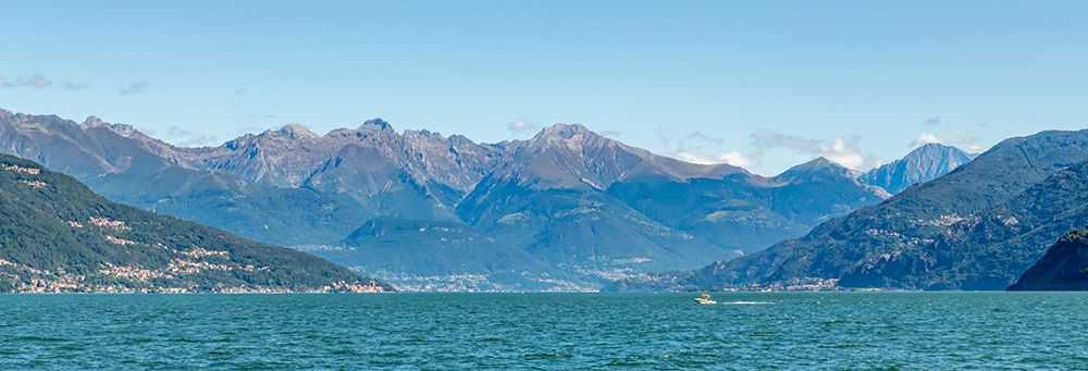 Panoramic Mountain View, Lake Como, Italy art print by Richard Silver for $57.95 CAD